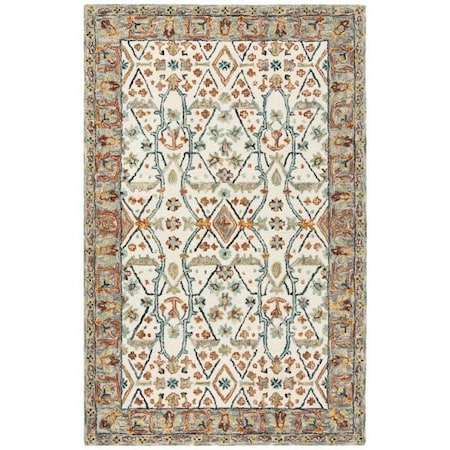Safavieh Aspen 2 ft. - 3 in. x 7 ft. Rectangle Area Rug - Ivory and Blue APN308A-27